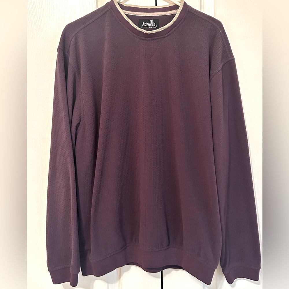 Purple sweatshirt by Ashworth (L)